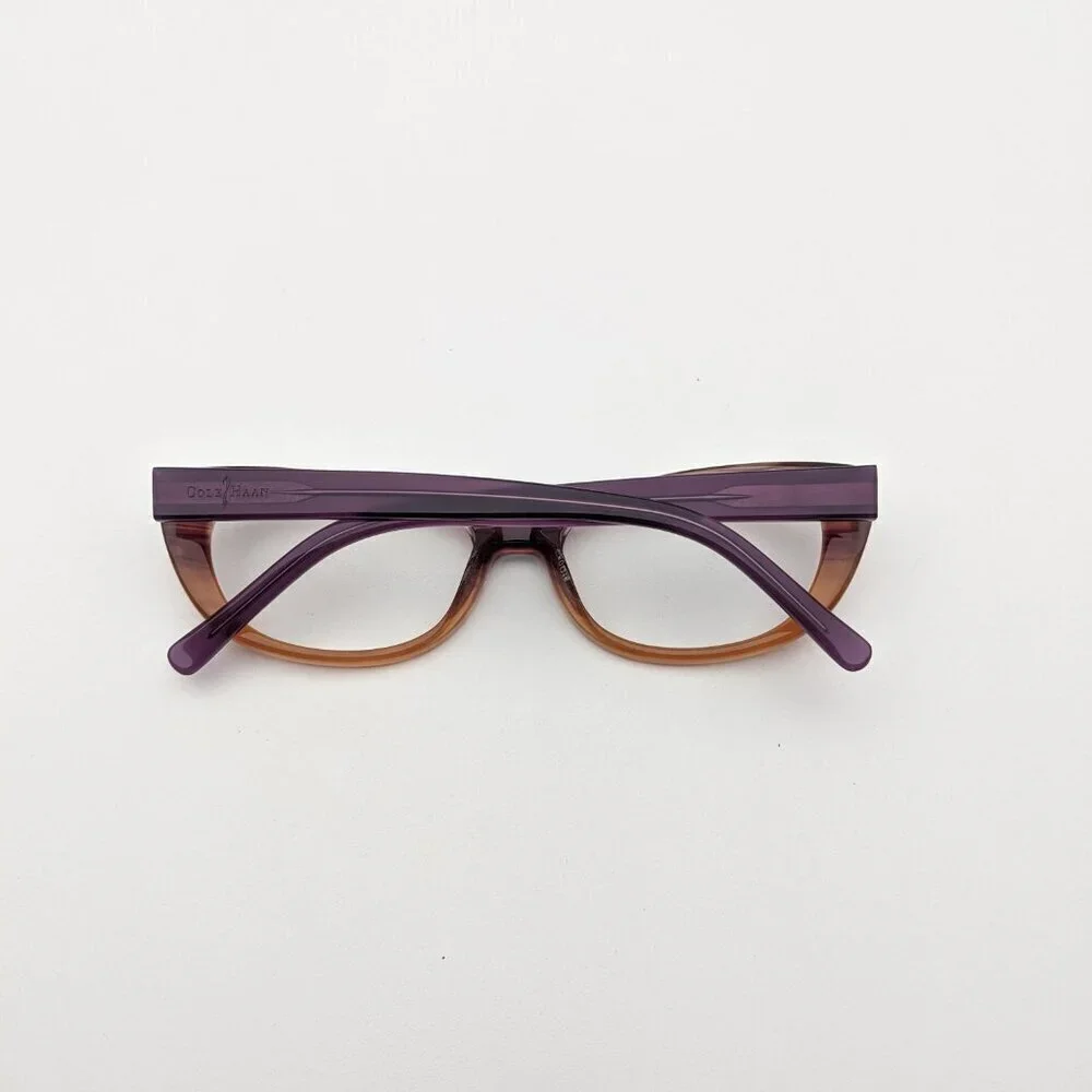 🕶️Cole Haan Plum Rose Horn CH1003 Eyeglasses 50/16/130 | ALH645🕶️